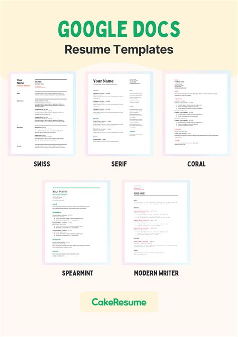 20+ Free Google Docs Resume Templates (To Download)