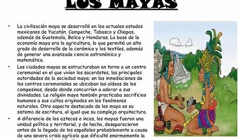 Los Mayas : Historia maya