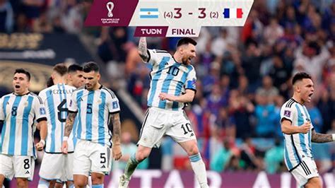 resumen argentina vs francia 2022