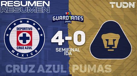 resumen cruz azul vs pumas