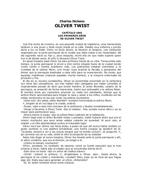 resumen del libro oliver twist