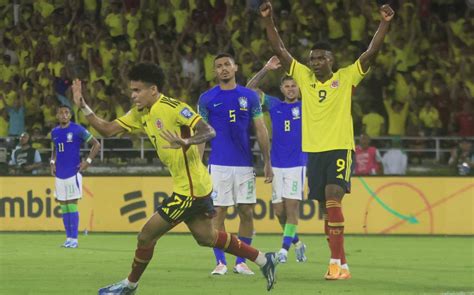 resumen del partido colombia brasil