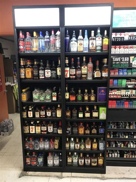 retail liquor display cabinet