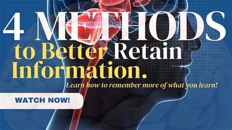 Retaining Information Better