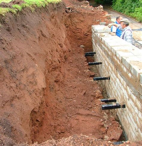 Retaining Wall Poor Drainage
