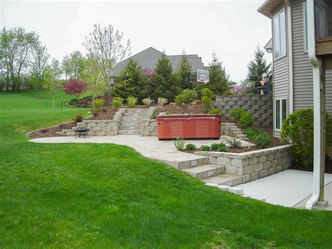 Retaining Wall To Level Patio