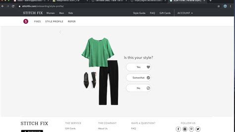 Retaking the Stitch Fix Quiz