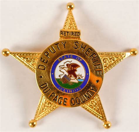 retired deputy sheriff badges