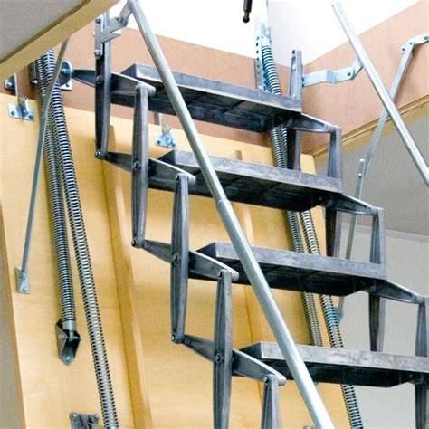 Wooden Retractable stair Hybrid Stair By Home