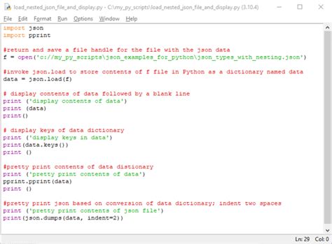 retrieve data from json file python