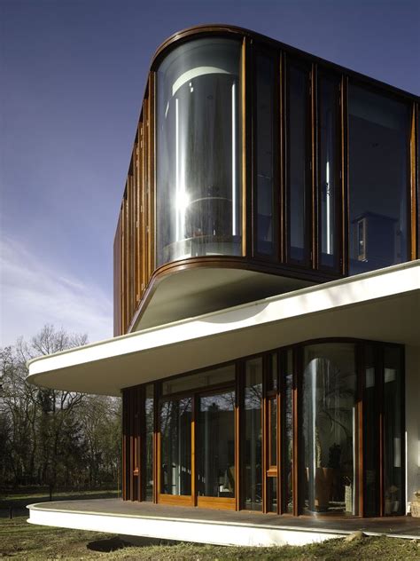 Retro Futuristic House Design by Mecanoo Architecten DigsDigs