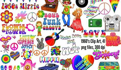 60s hippie clipart 10 free Cliparts | Download images on Clipground 2023