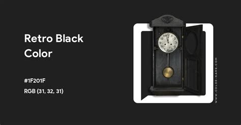 retro black color code