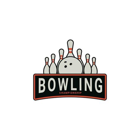 Retro Bowling Logo