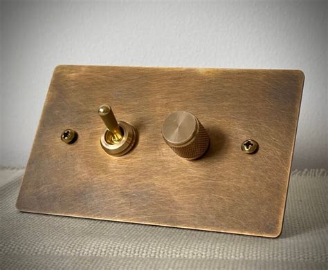 Retro Brass Light Switches