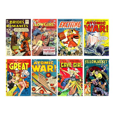 Retro Comic Book Covers
