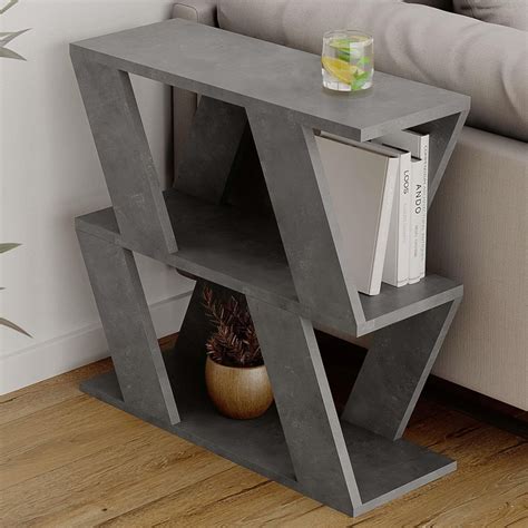 Retro Grey Side Table