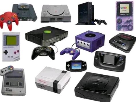 retro video games console