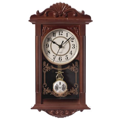 Retro Wall Clock With Pendulum