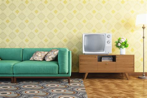 Retro wallpaper for 60s and 70s home decor wallsauce uk