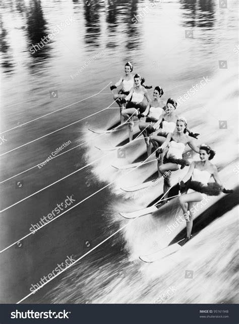 Retro Water Skiing