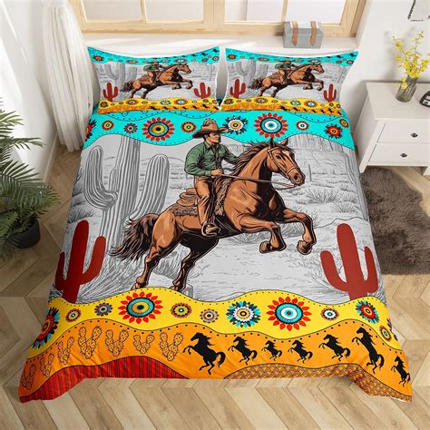 Retro Western Bedspread