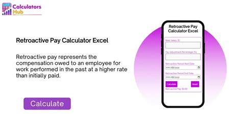 retroactive pay calculator online