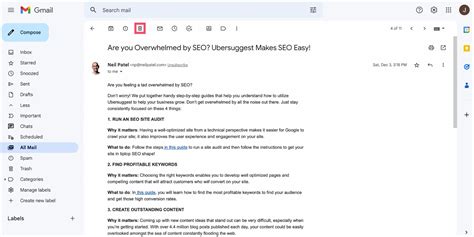 Où se trouvent les archives dans Gmail ?