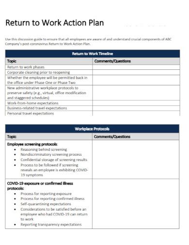 A Return to Work in the New Normal April 2020 Insights