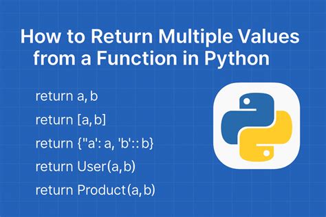 return multiple arguments python function