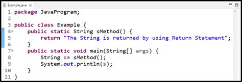 return type of main method in java