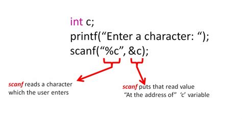 return type of scanf in c