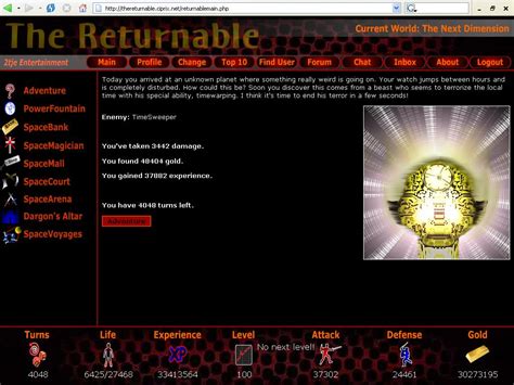 Returnable Game