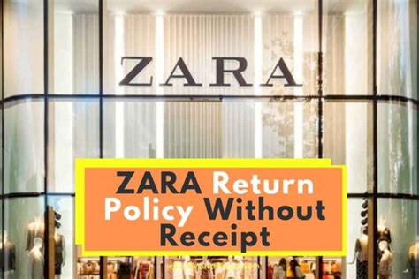 Returns At Zara Without Receipt