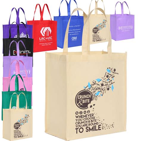 reusable printed shopping bags