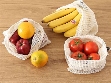 reusable produce bags for grocery shopping