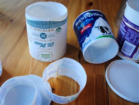Reuse Large Yogurt Containers