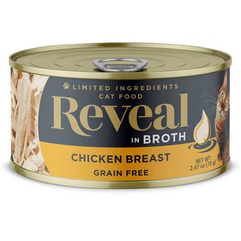 reveal cat food chicken breast in broth