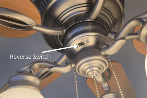 reverse direction on hunter ceiling fan