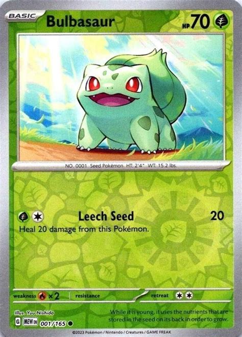 Reverse Holo Bulbasaur