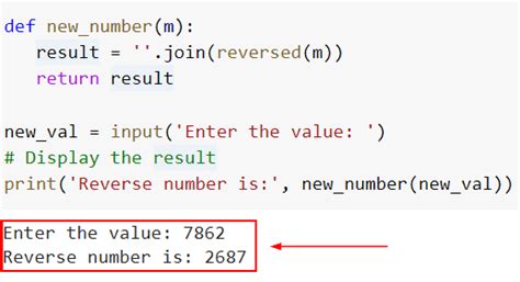 reverse integer function in python