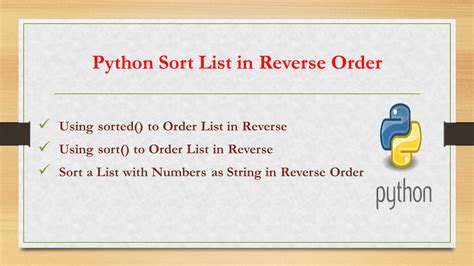reverse order list r
