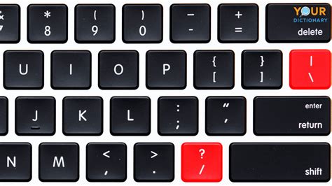 reverse slash symbol on keyboard