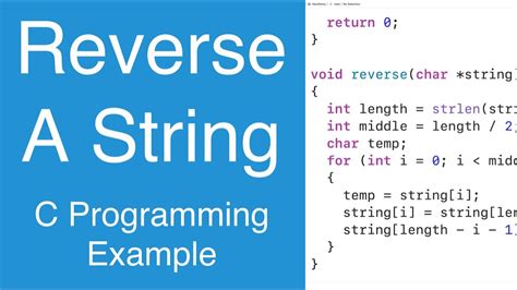 Reverse String In C Function