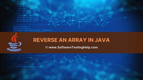 Java Program to Reverse an Array