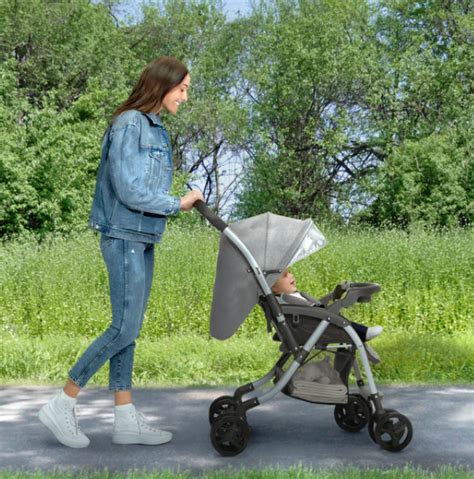 Reversible Handle Double Stroller