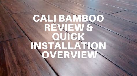 reviews of bamboo floor installation