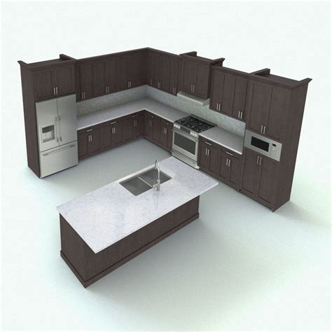 revit cabinets kitchen