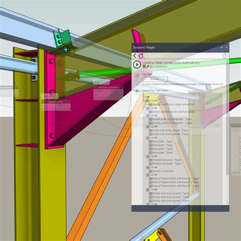 revit steel connection library