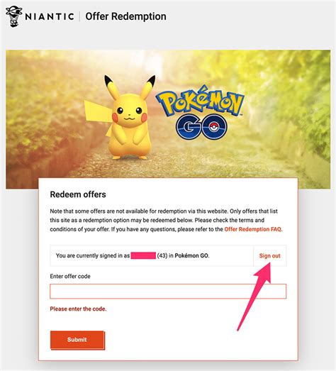 Revive Promo Code Pokemon Go